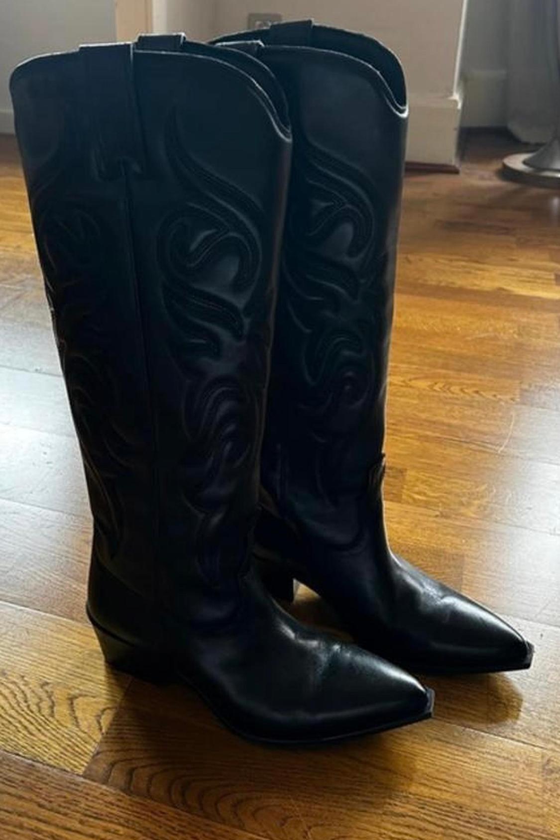 EMBROIDERED LEATHER COWBOY BOOTS - Image 2