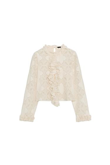 ROMANTIC RUFFLED BLOUSE