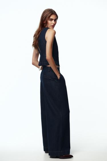 JEAN Z1975 WIDE LEG TAILLE MOYENNE - Bleu de Zara - Image 3