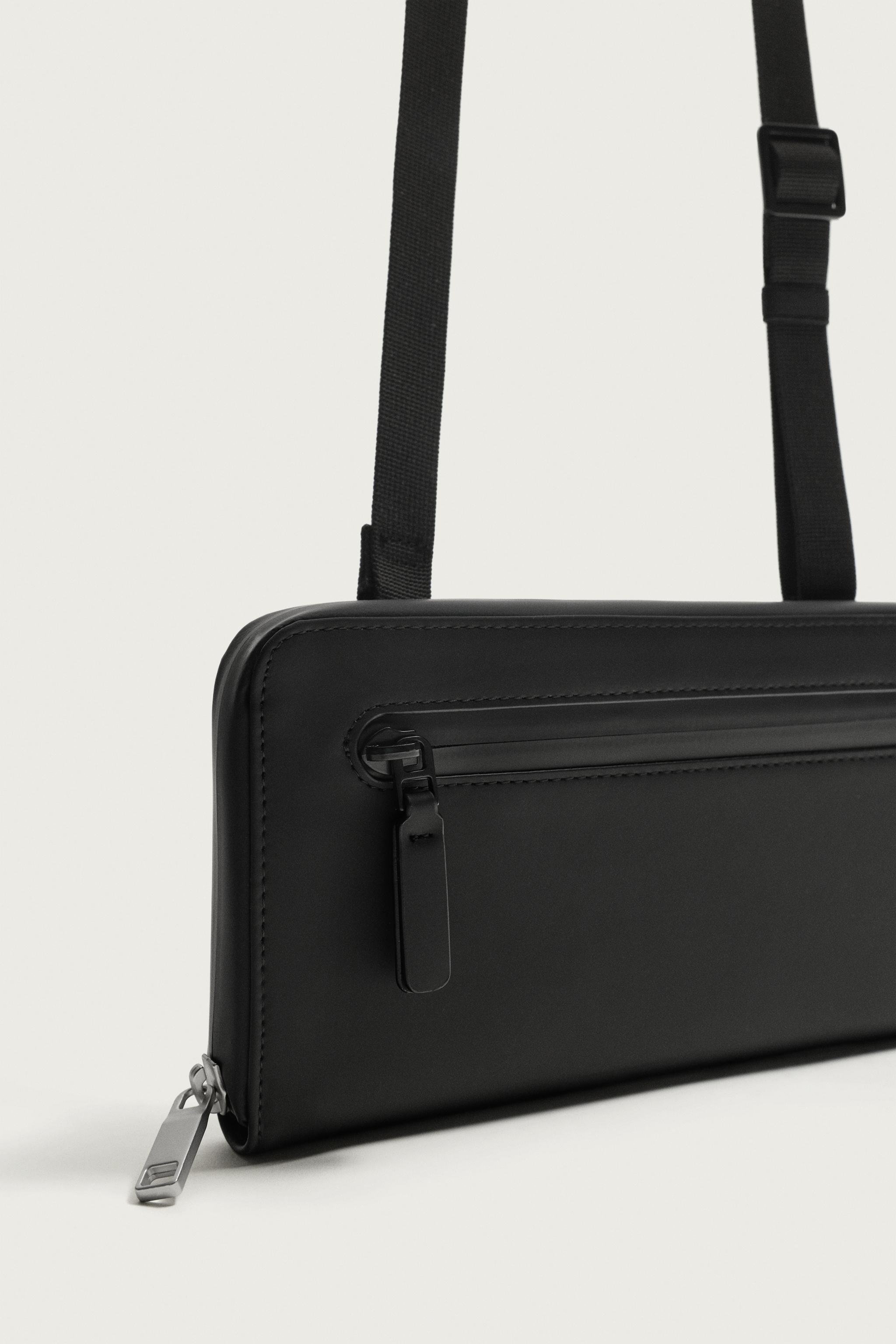 Мужские кошельки Zara RUBBERIZED XL WALLET — фото 3