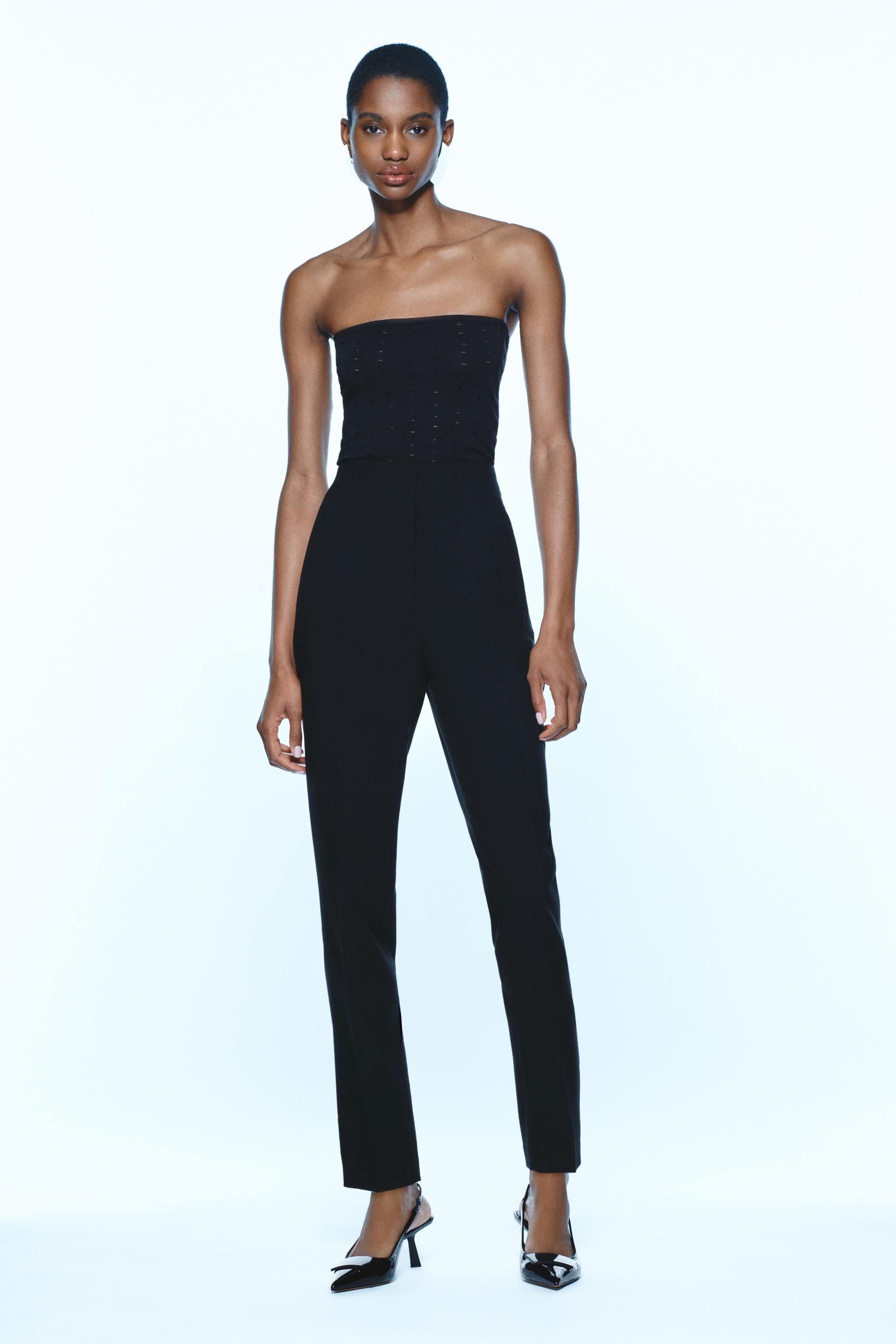 High waisted 2025 trousers zara