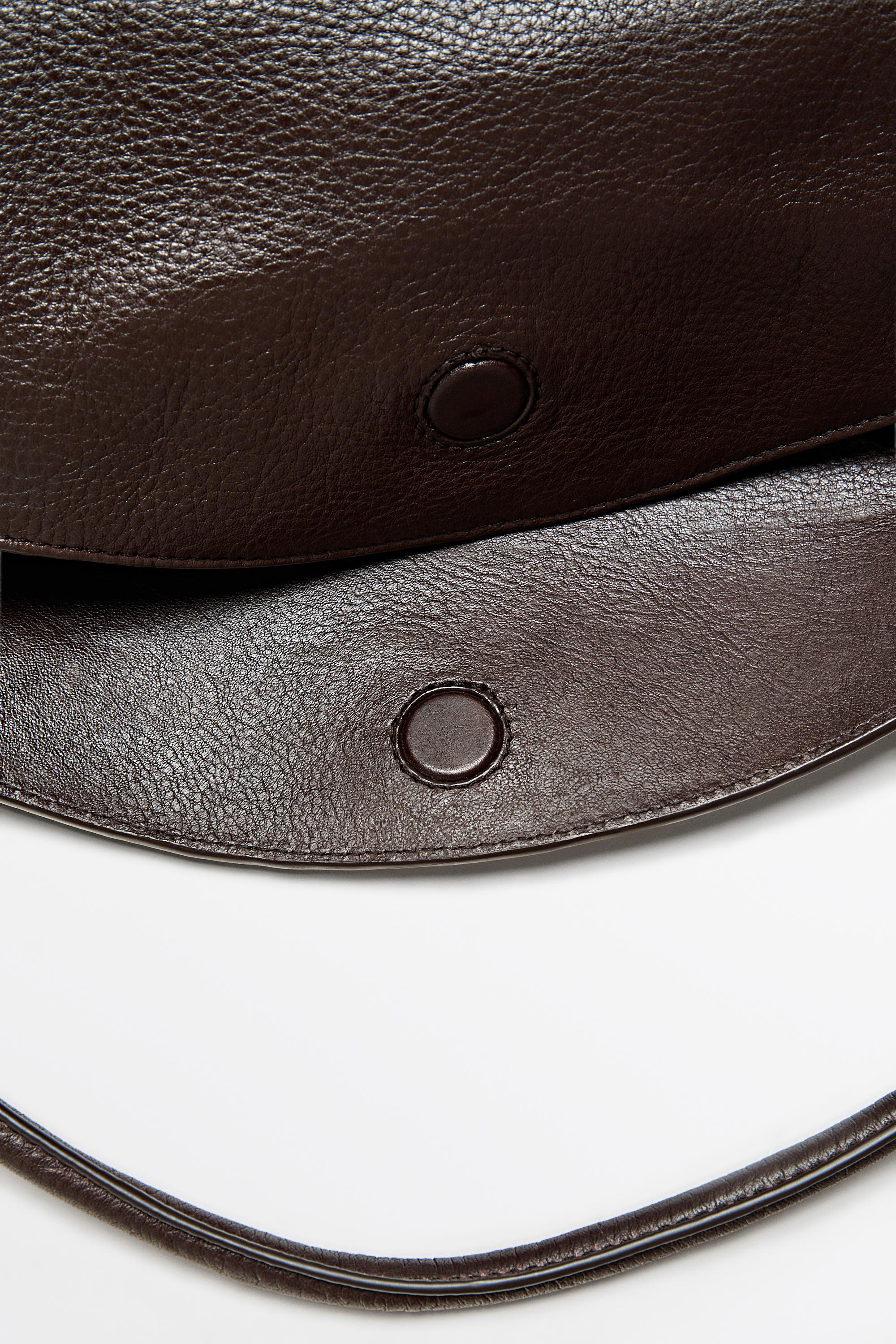 Medium nappa leather slouch bag