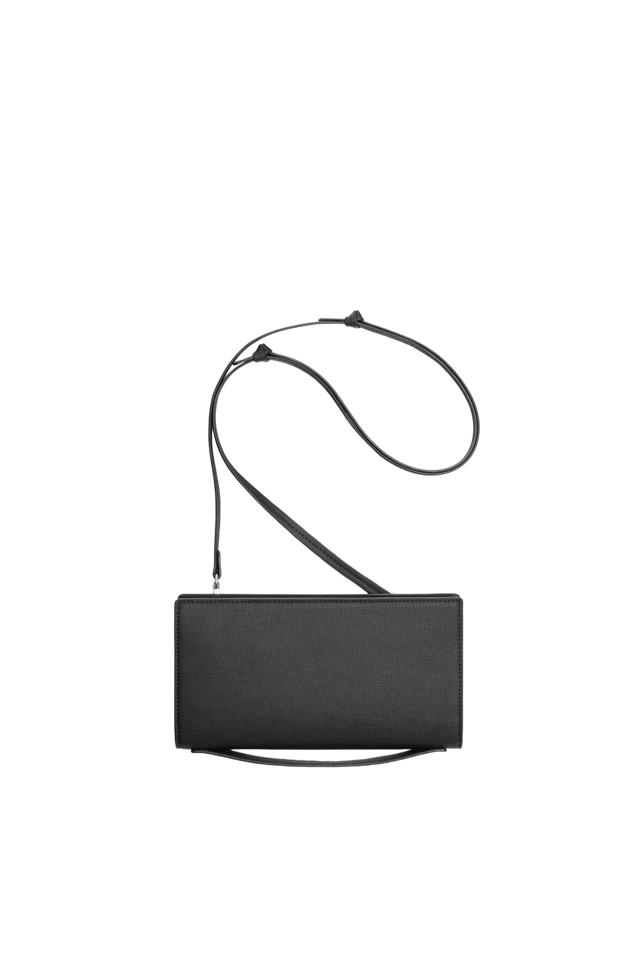 テクスチャー加工XLウォレット - ブラック | ZARA Japan / 日本