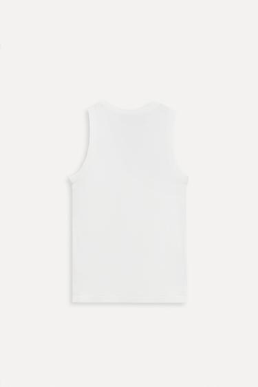 KNIT SLEEVELESS TOP 50TH ANNIVERSARY - White by Zara - Image 1