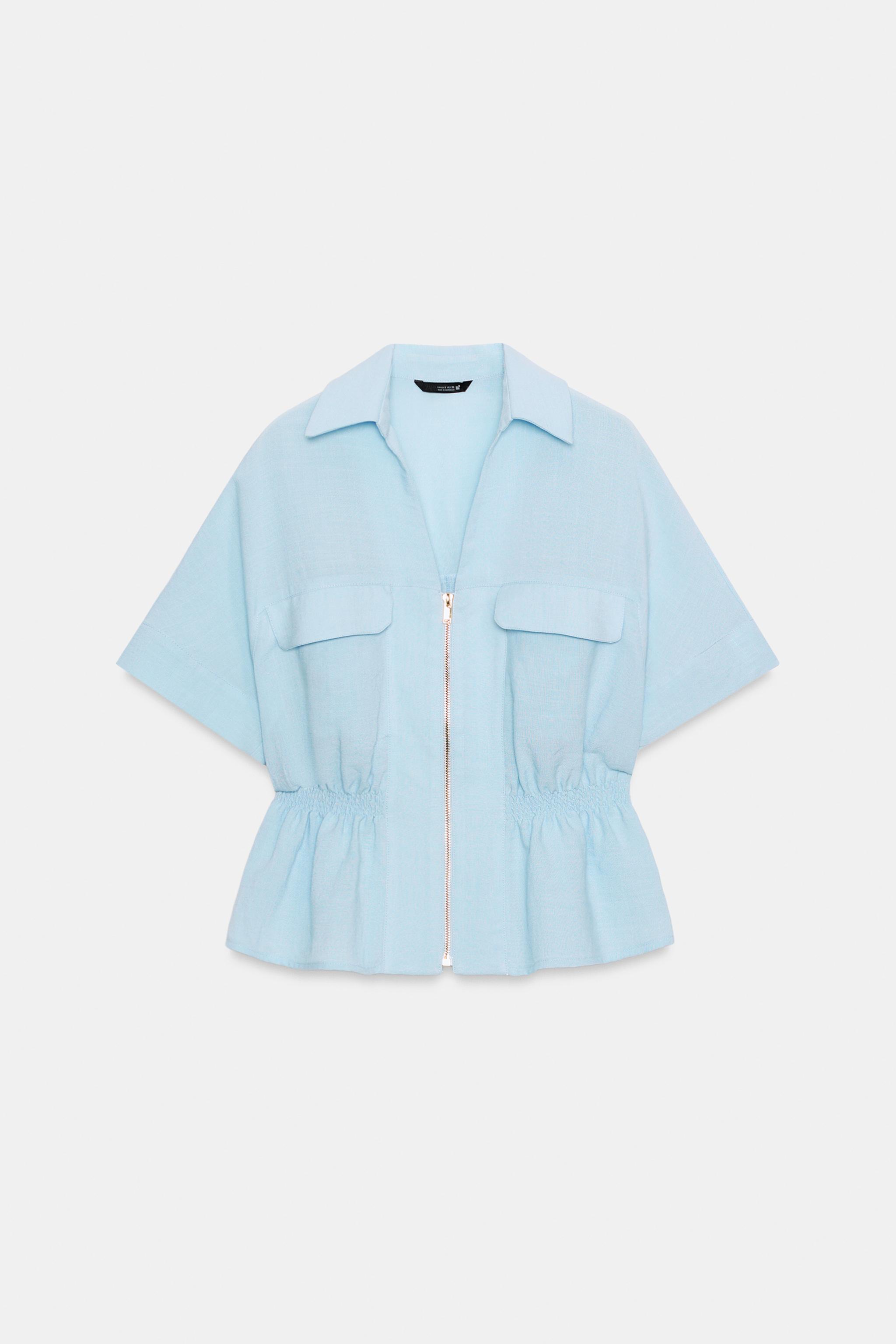 ZIP-UP SAFARI SHIRT