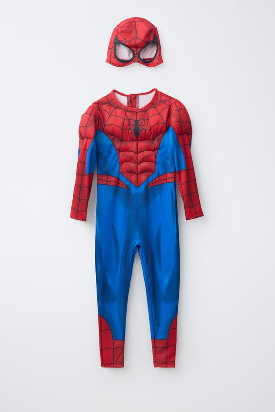 MONO Y MÁSCARA DISFRAZ SPIDER-MAN © MARVEL - Rojo de Zara - Imagen 0