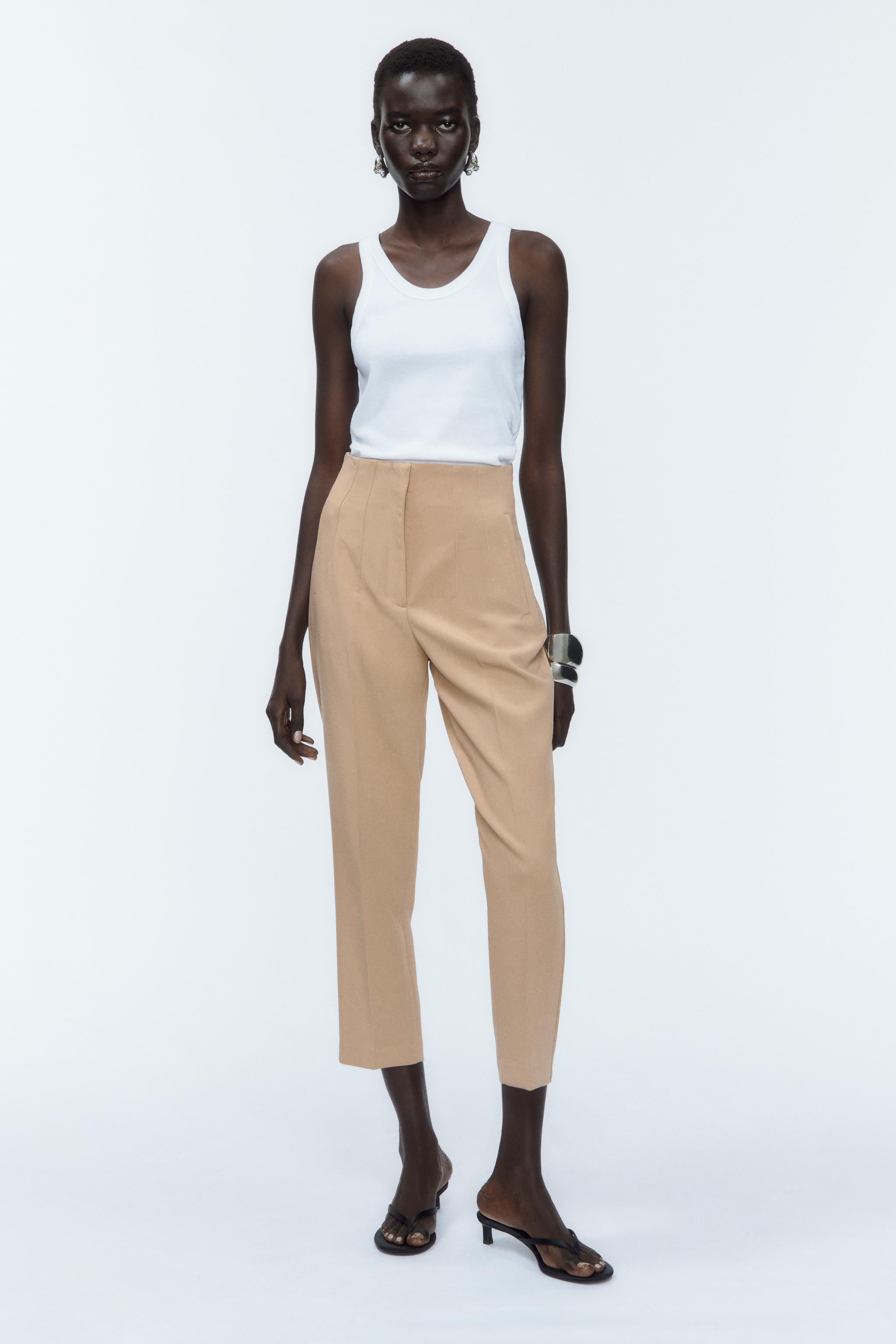 Pantalon cintura alta zara sale