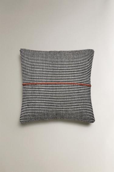 HOUSSE DE COUSSIN KILIM - Beige clair de Zara