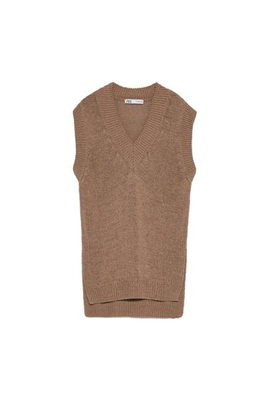 KNIT WAISTCOAT WITH VENTS