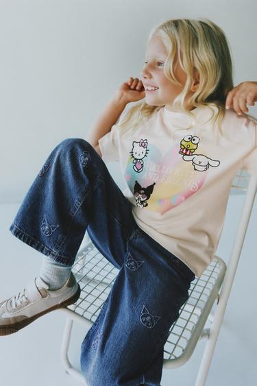 Zara MAJICA HELLO KITTY AND FRIENDS © SANRIO – Ekru