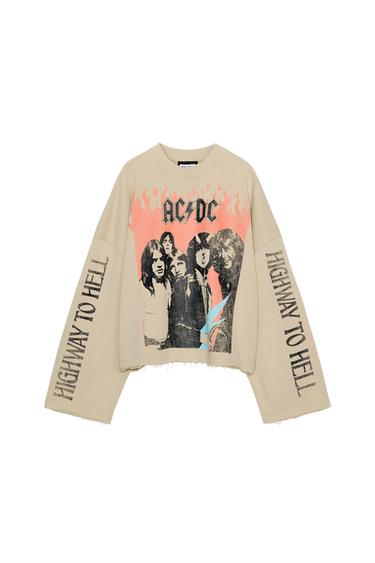 AC/DC ® SWEATSHIRT - Beige by Zara