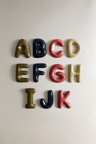 LETTER WALL DECORATION - Multicoloured by Zara - Image 0