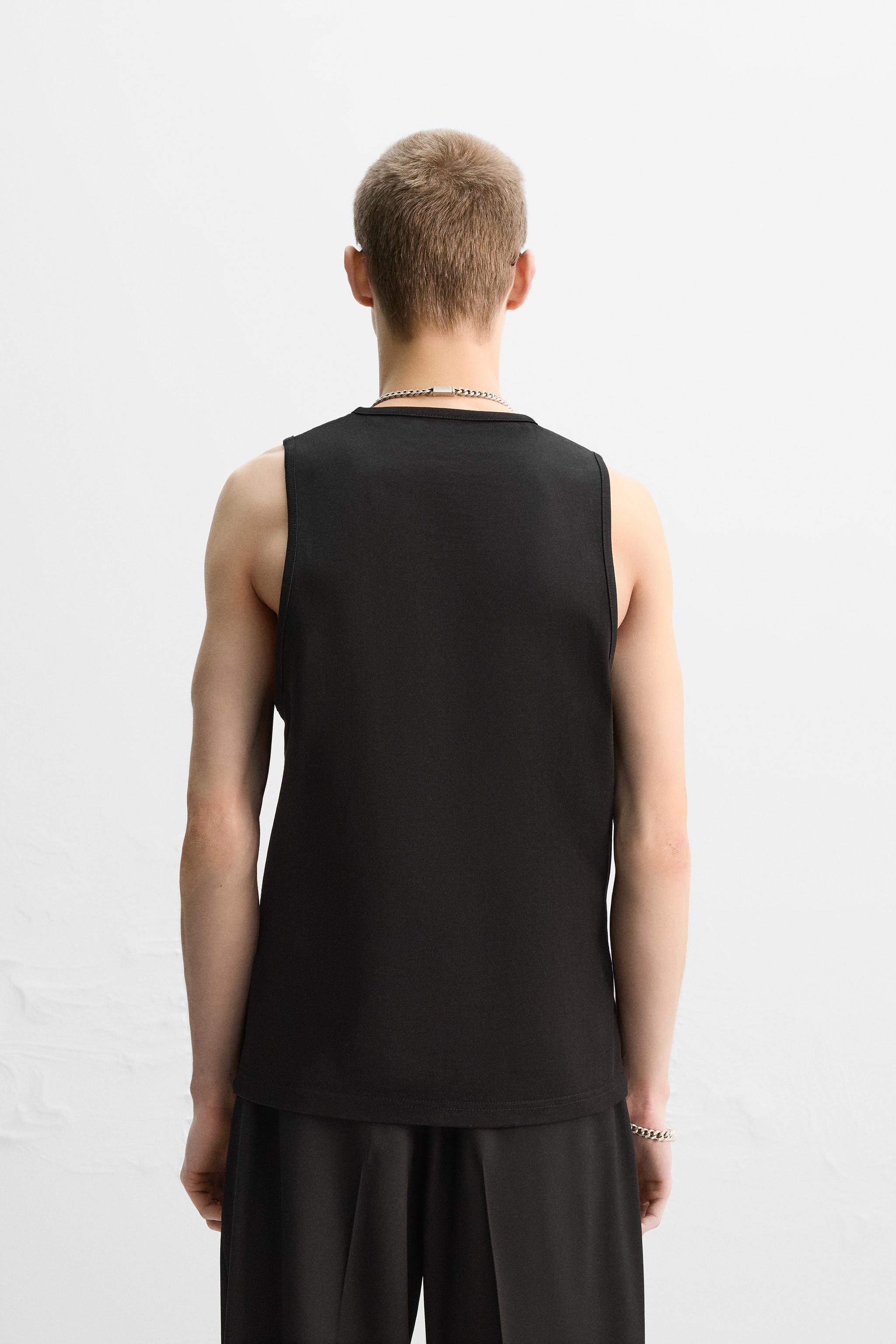 TANK TOP - LIMITED EDITION - Oyster-white | ZARA New Zealand