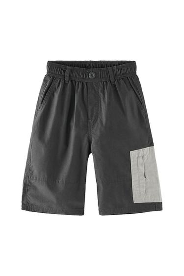 BERMUDA SHORTS WITH CONTRAST POCKET