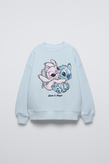 LILO STITCH & ANGEL © DISNEY SWEATSHIRT - Sky blue by Zara