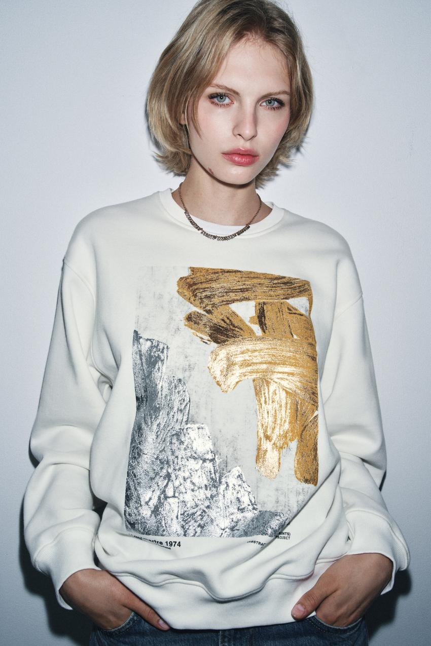 METALLIC SWEATSHIRT