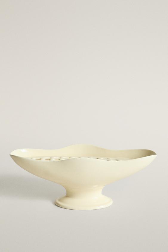 LARGE WAVY OVAL VASE | STUDIO MARY LENNOX - Butter by Zara - Image 0
