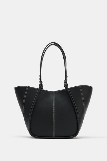 VARROTT MINI SHOPPER TÁSKA – Fekete a ZARA-tól