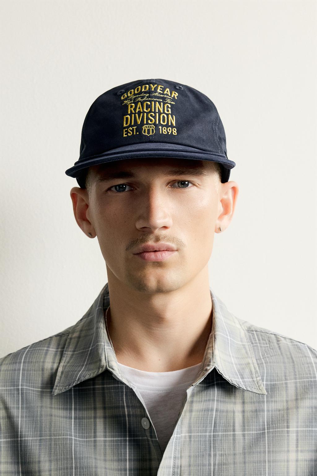 GOODYEAR EMBROIDERED FLAT PEAK CAP