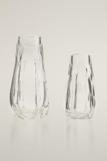 VASE DÉCORATIF EN VERRE - Transparent de Zara - Image 0