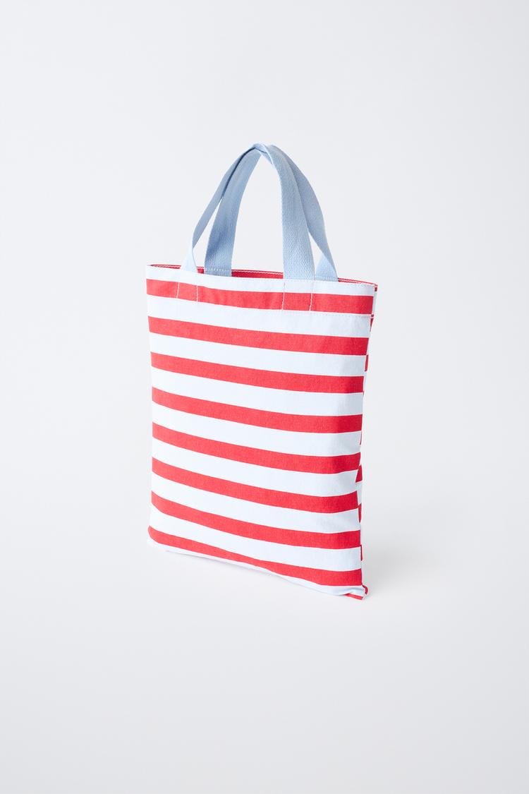 BOLSA CON ESTAMPADO A RAYAS 4