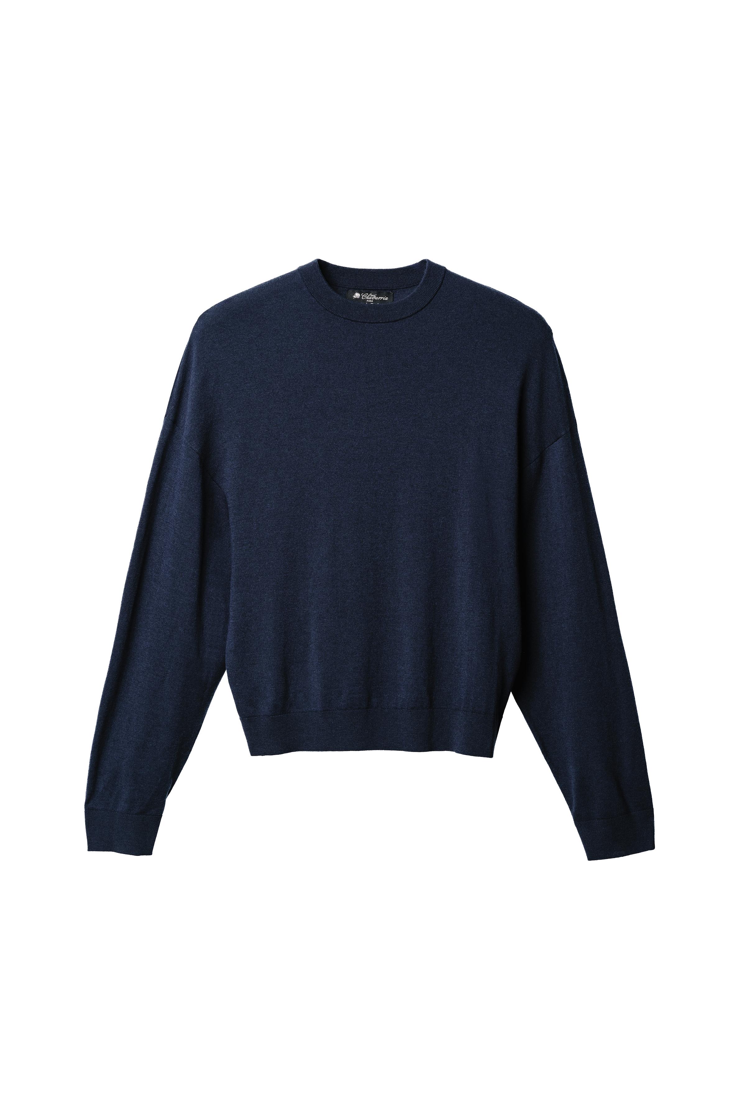 LIGHT WOOL BLEND JUMPER WILLY CHAVARRIA X ZARA - Navy blue | ZARA