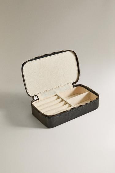 LEATHER JEWELLERY BOX - Black by Zara - Image 1