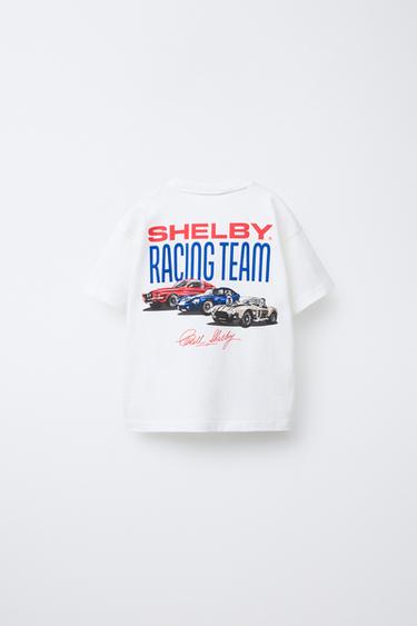 CARROLL SHELBY ® RACING TEAM PRINT T-SHIRT - White by Zara