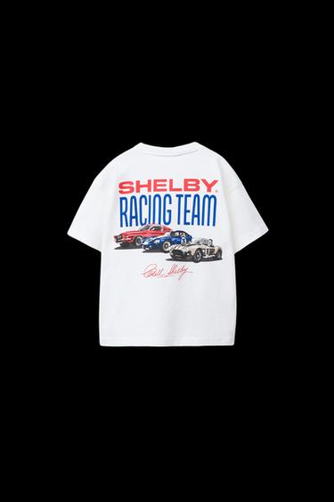 CAMISETA ESTAMPADO CARROLL SHELBY ® RACING TEAM - Blanco de Zara - Imagen 0