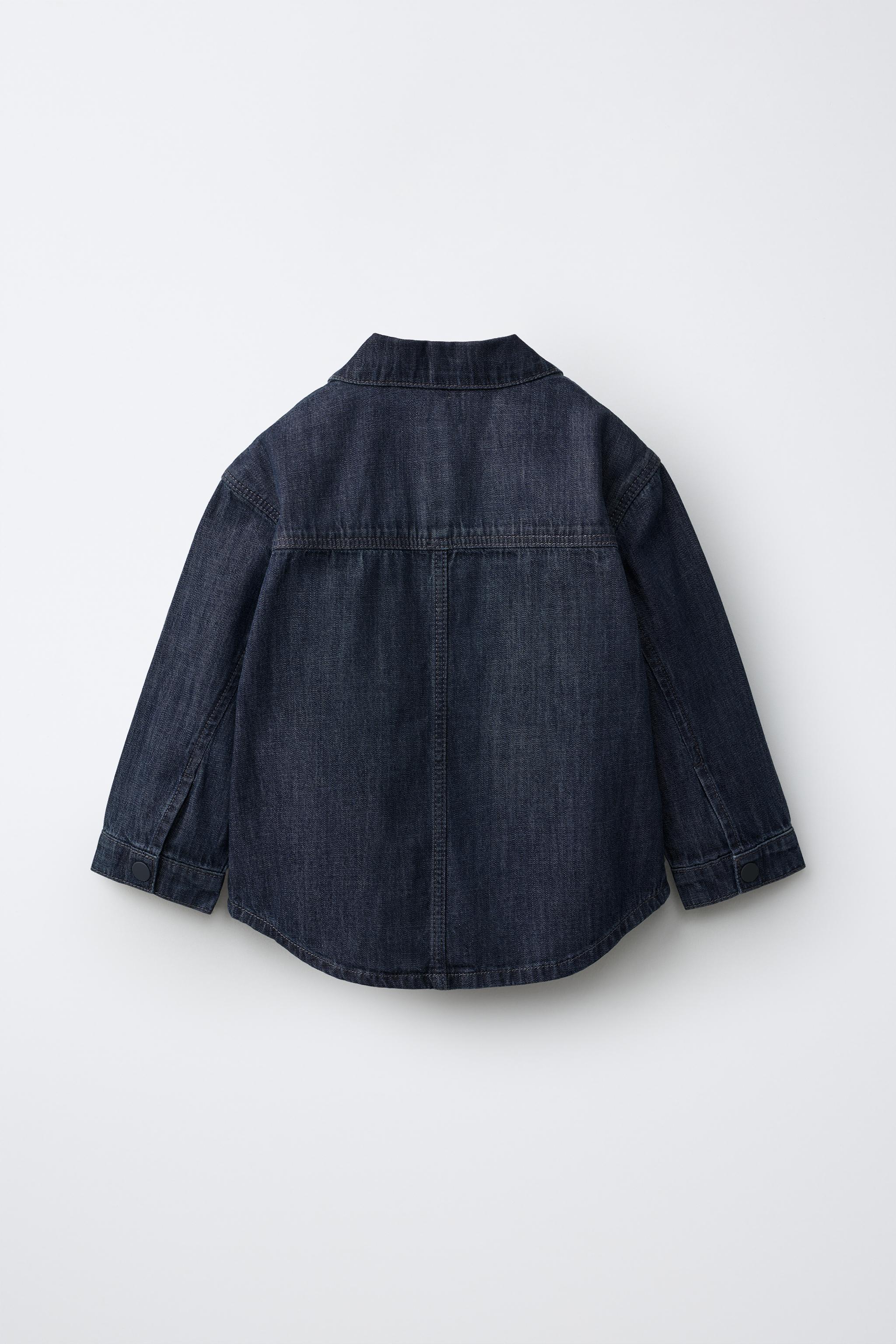 デニムシャツジャケット - インディゴブルー | ZARA Japan / 日本