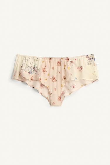 LIMITED EDITION FLORAL BRIEFS - Printed by Zara