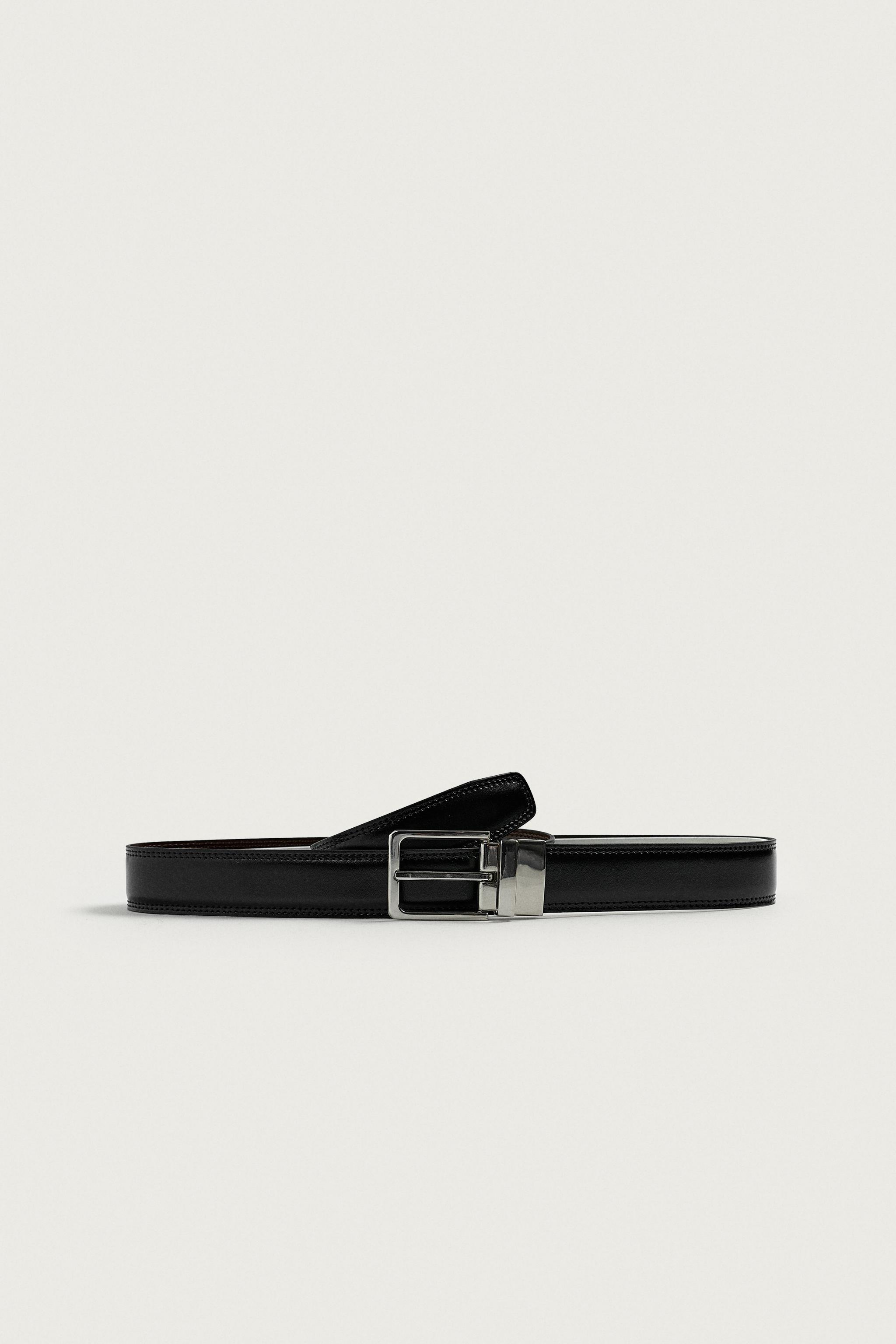 CEINTURE RÉVERSIBLE EN CUIR