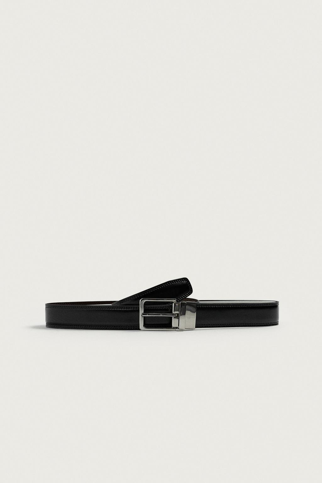 Reversible Leather Belt — Men's