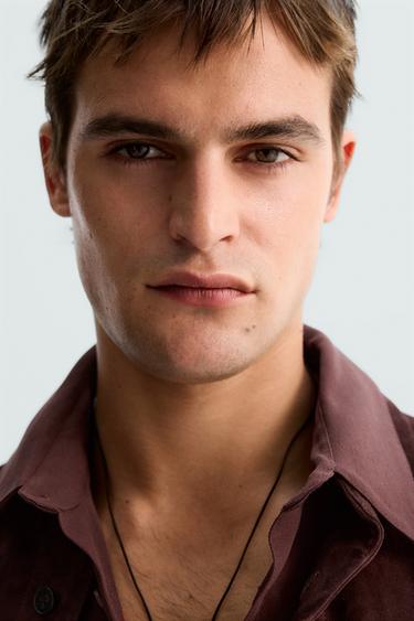 SOBRECAMISA PIEL ANTE LIMITED EDITION - Marrón de Zara