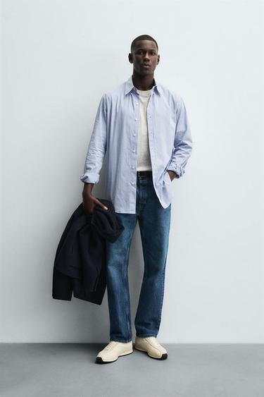 STRIPED REGULAR FIT SHIRT - striped by Zara - Image 0