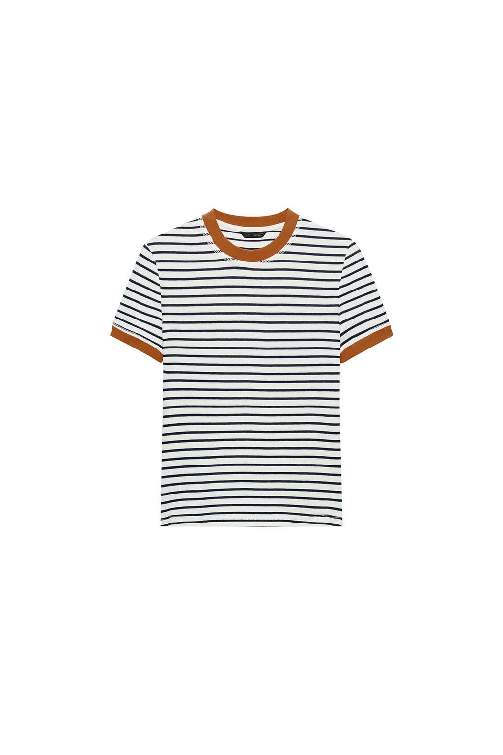 STRIPED SHORT SLEEVE T-SHIRT - image 3