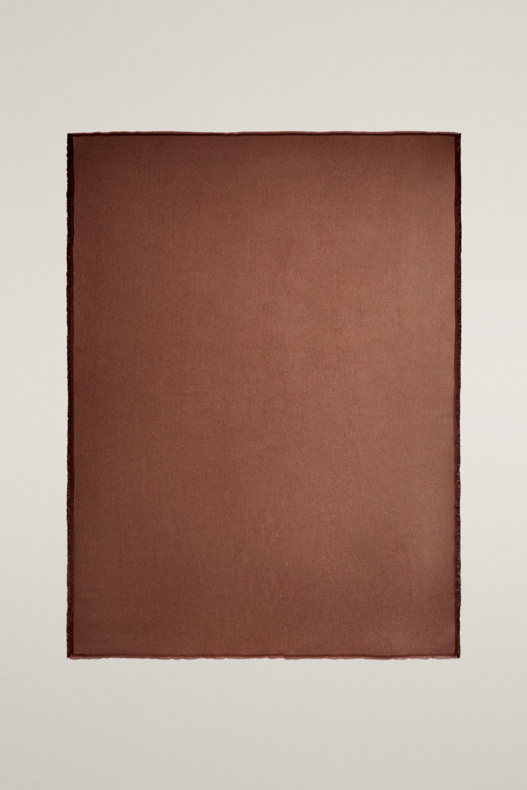 COUVERTURE JACQUARD CACHEMIRE