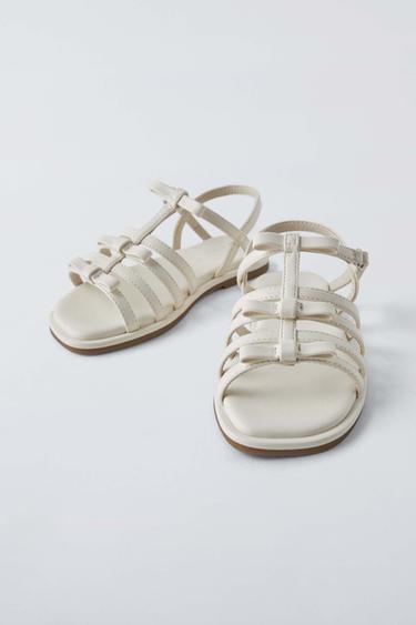 SANDALIA LAZOS - Blanco de Zara