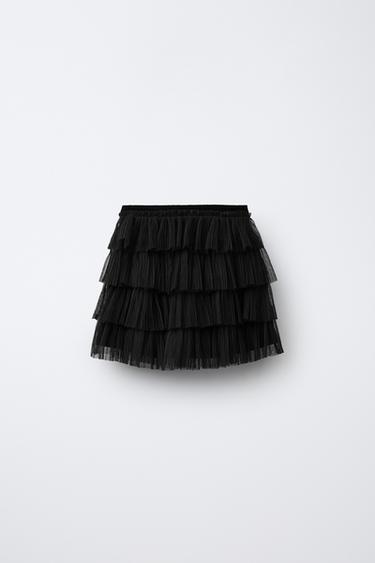 JUPE EN TULLE - Noir de Zara - Image 1