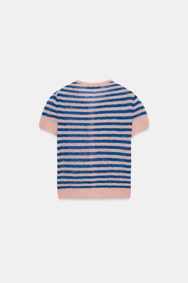 STRIPED WOOL BLEND JACKET - striped by Zara - Image 5