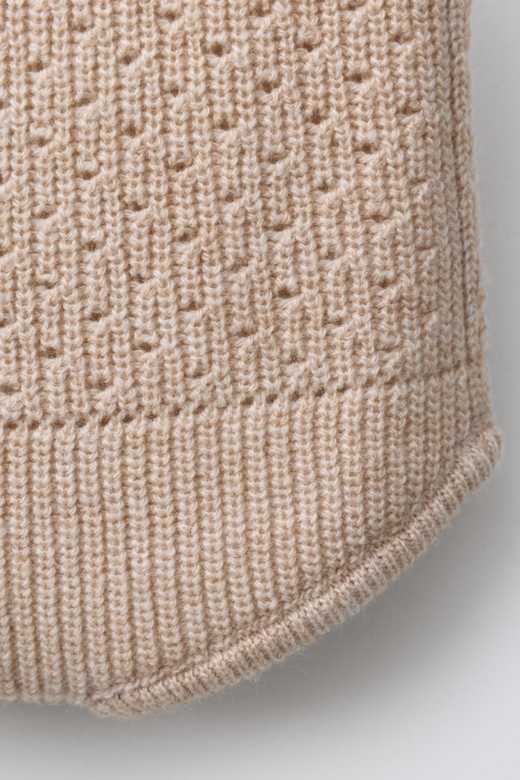 JUPE-CULOTTE EN MAILLE STRUCTURÉE