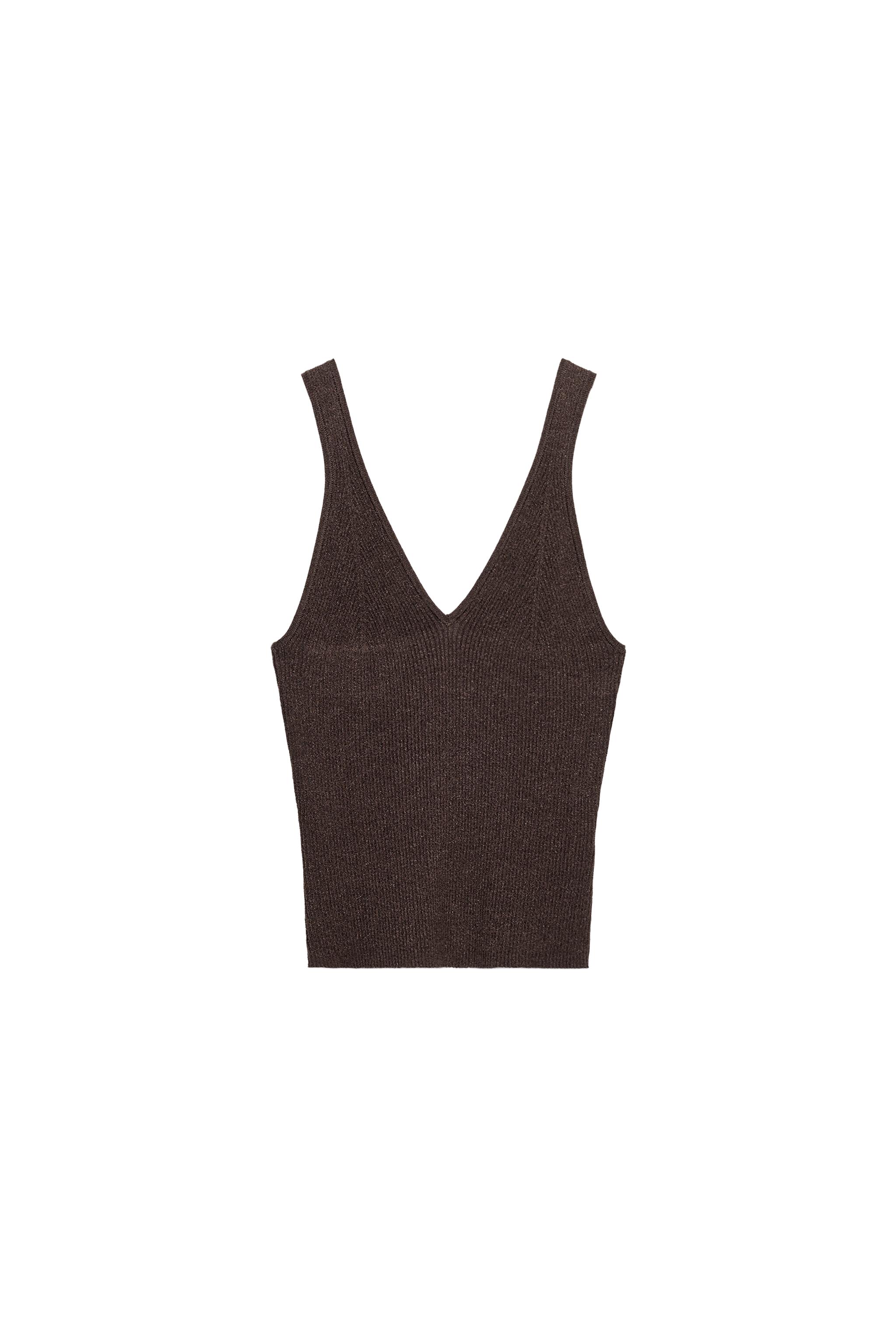 KNIT STRAPPY TOP