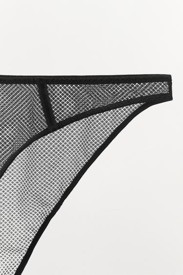 MESH BRIEFS - Black by Zara - Image 3
