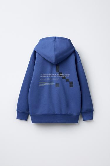 SPORTY COLOUR BLOCK HOODIE - Light mauve by Zara - Image 1