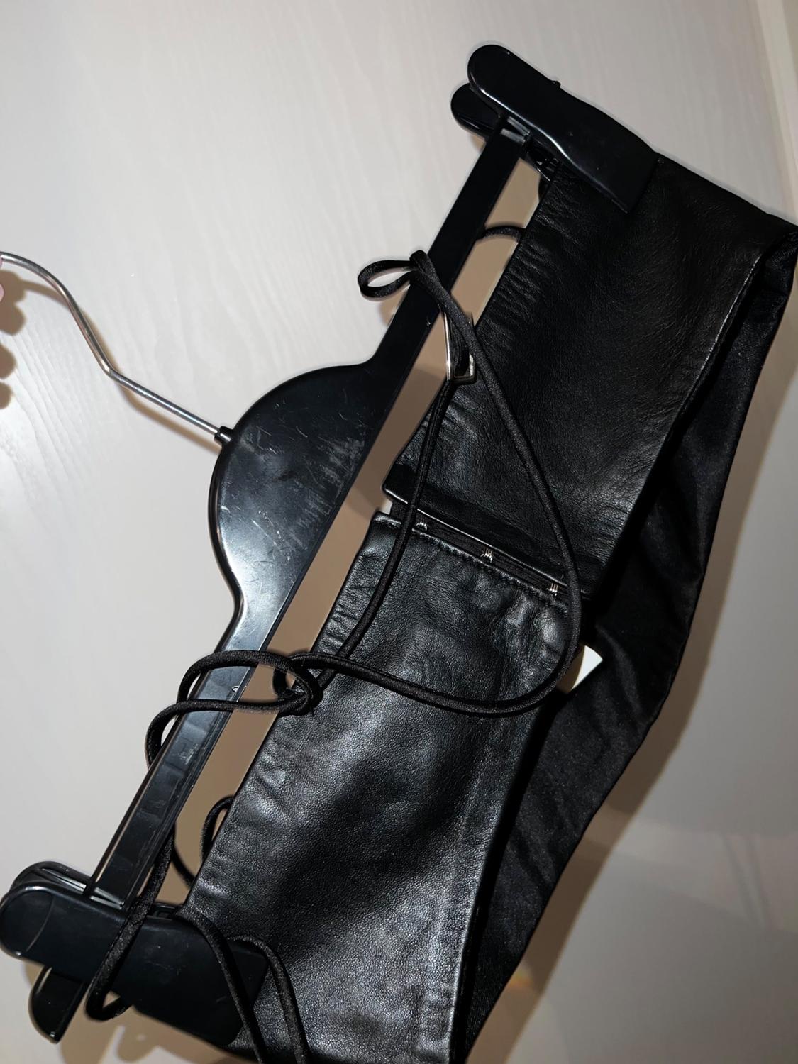 LEATHER BIKER JACKET - Image 4