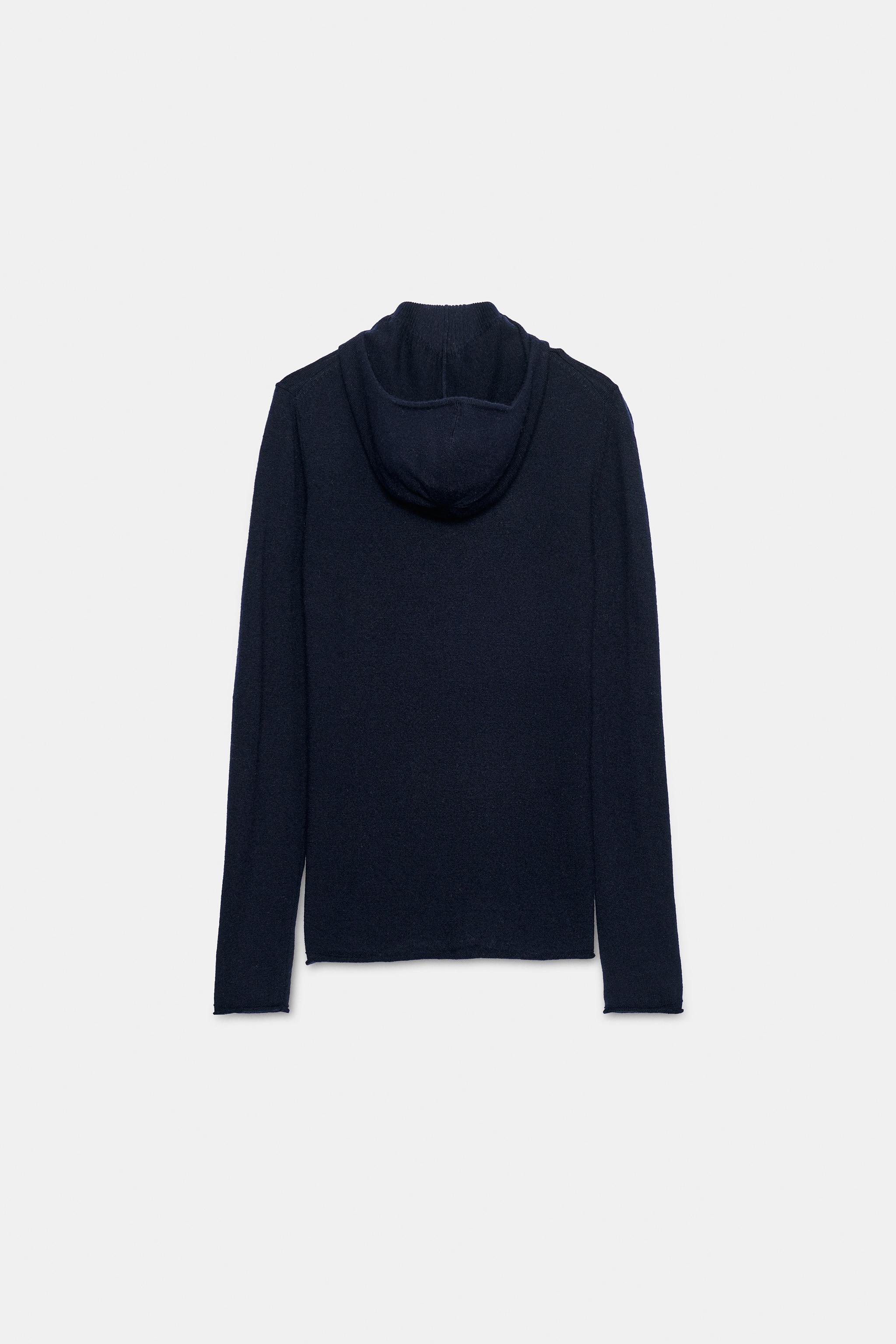 PULL 100 % LAINE EXTRA DOUCE CAPUCHE