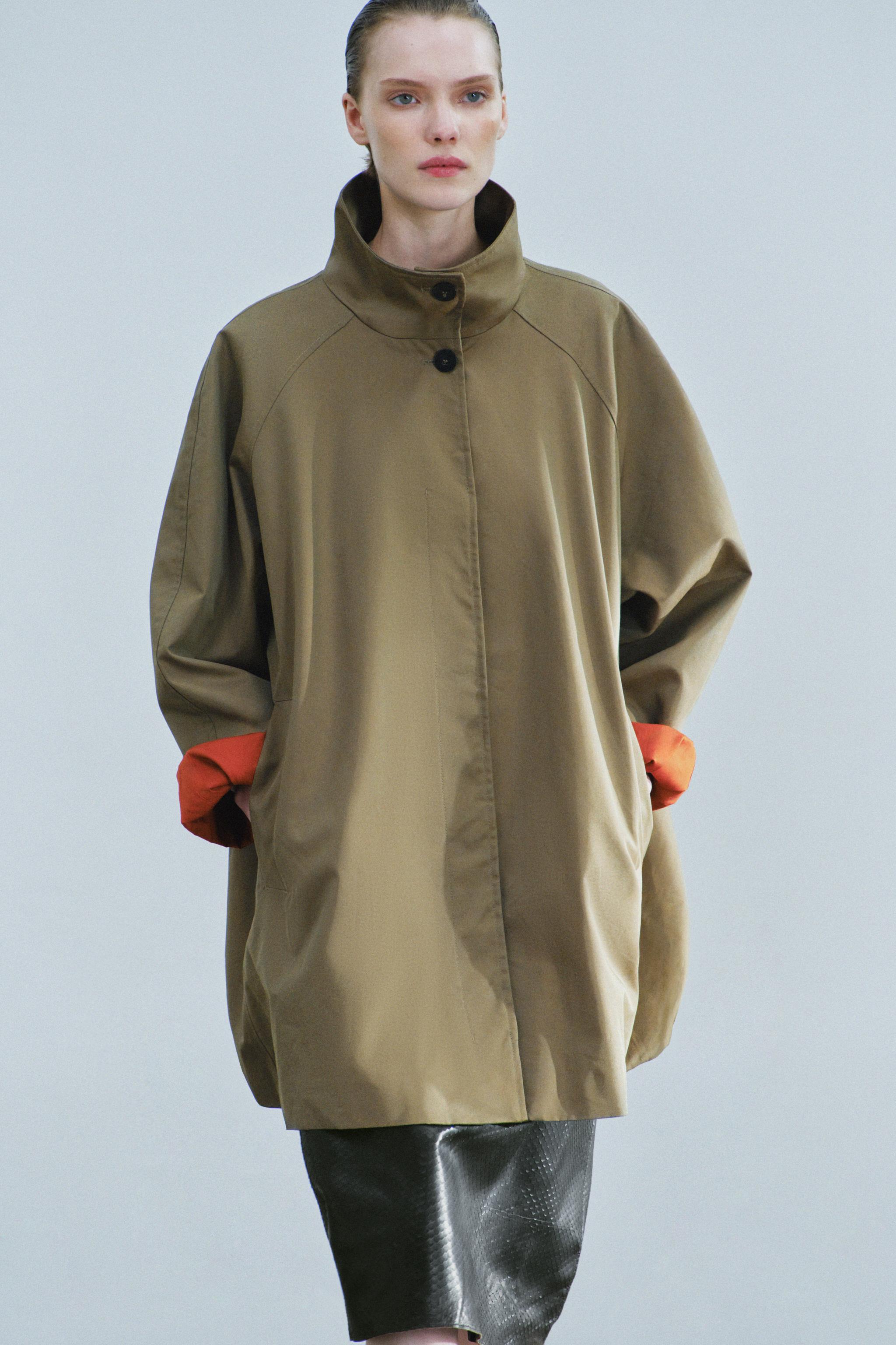 Zara ZW COLLECTION SU GEÇİRMEZ BALON CEKET görsel 2