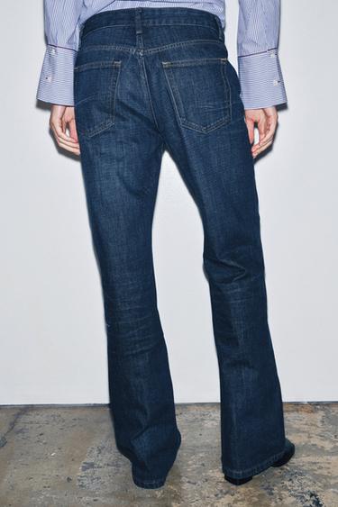 JEANS ZW COLLECTION BOOTCUT LOW-RISE - Blue by Zara