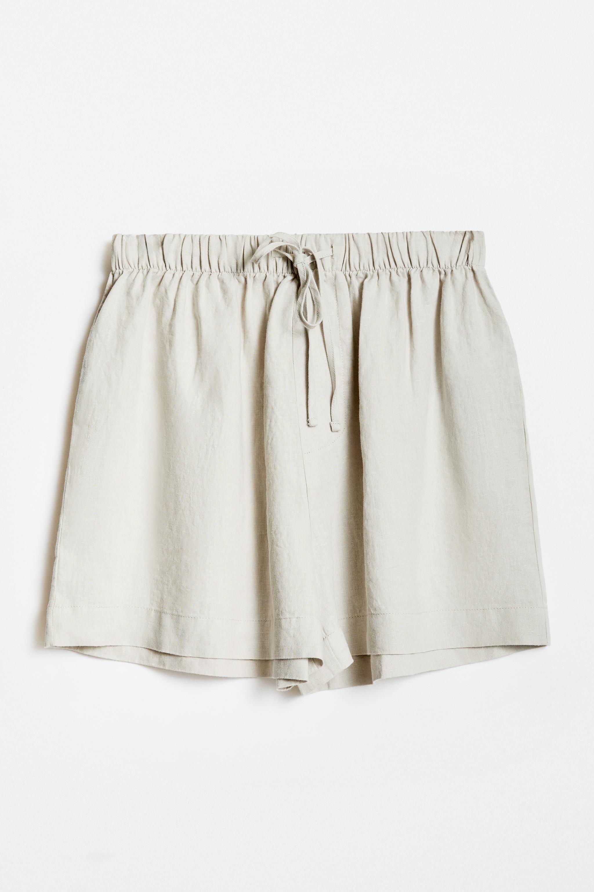 LINEN SHORTS