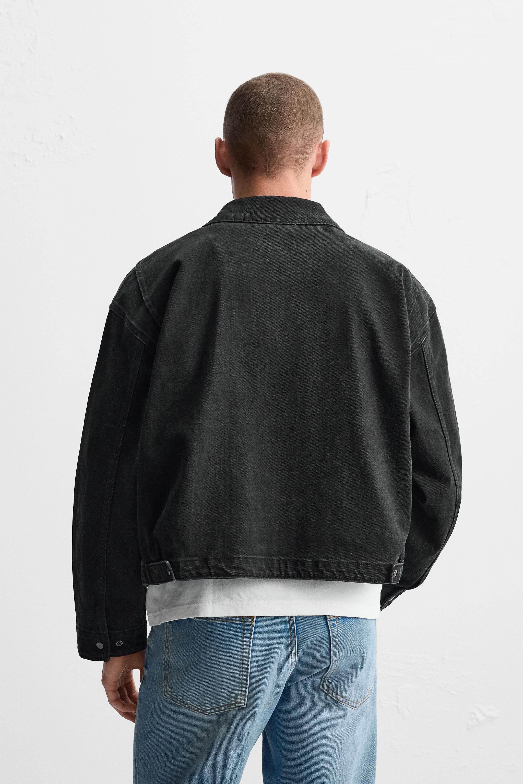 Denim jacket mens zara shops